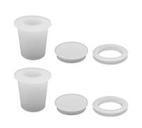 Générique Anello di foro per ombrellone da tavolo da giardino, set di 6 inserti da tavolo per ombrello, adattatore per foro da 2 a 2,5 pollici, per ombrelloni, terrazza, caffè, spiaggia pic-nic