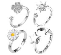 Générique Anello girevole da donna regolabile ed elegante