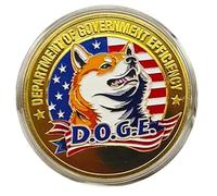 Générique Animal Coin with Dog Design | Rust-Proof Commemorative Souvenir Coin for Pet Lovers | Creative Funny Metal Craft Coin for Birthday, New Year, Christmas, Easter, and Animal-Themed