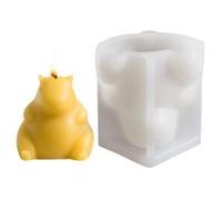 Générique Animal Silicone Molds, 3D Capybara Resin Mold, Multi Purpose Crafting Tool, Flessibile non Stick Design, 3,35 x 3,46 x 3,07 pollici, ideale per Soap, Wax, Chocolate, Clay, Cement Art