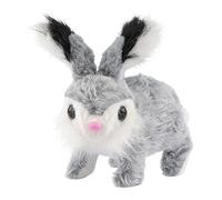 Générique Animale domestico per - Animale Interattivo Elettrico Sautillant - Giocattolo Peluche Coniglio | Regalo Ragazze Ragazzi Compleanno Natale Pasqua Gioco Interno Casa