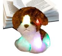 Générique Animale in peluche luminoso - Cuscino a forma di morbido e abbraccio, cucciolo di peluche dotato di LED | per compleanni, Natale, Ringraziamento, Halloween, così come per la camera da