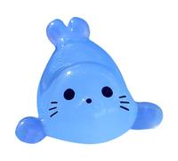 Générique Animali che brillano al buio - Ornamento luminoso a forma di piccola foca | Decorazione luminosa piccola guarnizione | Artigianato in resina di otaria | Forniture per regali per feste a tema