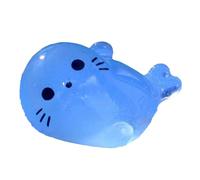 Générique Animali che brillano al buio - Ornamento luminoso a forma di piccola foca | Decorazione luminosa piccola guarnizione | Artigianato in resina di otaria | Forniture per regali per feste a tema