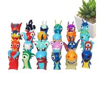 Générique Anime Action Figures Set di 24, Cute Model Dolls, Cake Decoration, Anime Character Ornaments, Display Collection for Adults and Kids Table Decor, Birthday Party, Multicolor