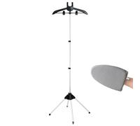 Générique Appendiabiti per stiramento | Appendiabiti per sbucciatura di indumenti,Attrezzatura pieghevole salvaspazio con stiratura per casa bagno lavanderia camera