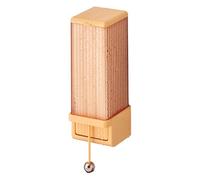 Générique Arancione 19x6,4x7,4 Cm PC Contenitore Per Tamponi Di Cotone Supporto Per Tamponi Di Cotone Cosmetici Dispenser A Parete Contenitore Antipolvere Pressatura Organizzatore Di Cotoni Di Trucco