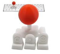 Générique Arcade Joystick Keycaps - Precise 3D Printed Novelty, Retro Replacement Controller Keycaps with Textured Grip, Mechanical Switch Compatible, Esports Grade Accessory for Home Office