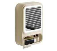 Générique Armadio a specchio da bagno - Specchio da bagno con organizer per riporre oggetti | Armadio con LED Light Door Mandkkerchief Donor decorazione moderna per lo shampoo Make-up