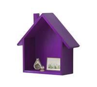 Générique Armadio di curiosità da parete rustico a forma di legno, bella piccola decorazione decorativa per la cameretta dei bambini, pannello di fattoria con un design