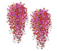 Générique Artificial Flowers - Weatherproof Realistic Flowers Set di 2 | | Sill Greenery Vines for Garden Porch Party Easter Ceremony Balcony Christmas Door