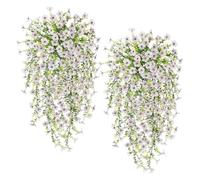 Générique Artificial Flowers - Weatherproof Realistic Flowers Set di 2 | | Window Sill Greenery Vines for Garden Porch Party Window Easter Ceremony Balcony Christmas Door