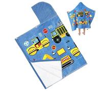 Générique Asciugamano da spiaggia con cappuccio per poncho da bagno, motivo attrezzi da canto, mantello morbido coperta 127 x 76 cm per doccia nuoto da viaggio ragazza ragazzo