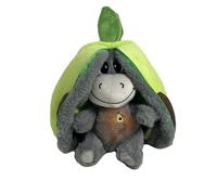 Générique Asino in Peluche Addormentato Peluche Traspirante 29x24x16cm Asino Addormentato per Lo Stress Peluche Che Asino Allevia Ansia con Musica Emolliente E Luci