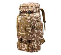 Générique Assault Pack - da escursionismo robusto da trekking di grande capacità, per attrezzature da esterno, borse tattiche per il trasporto | Confezione d'assalto per supporto di carico, Desert