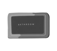 Générique Assorbente Mats, Bath Mat Assorbente Quick Dry, Quick-Drying Waterproof Anti-Slip Pad, Diatomaceous Earth Carpet, Ideal for RV, Shower, Nursery, Garage, Entry, Elderly Care