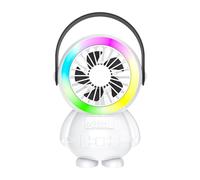 Générique Astronaut Mini Fan - Beat The Heat With Cosmic Style | Ricaricabile Portatile Handheld Fan Forte Vento Quiet | For Travel Beach Outdoor Home Desk USB Powered Personal Cooling Essential