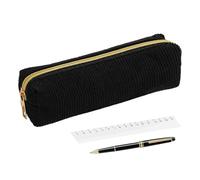 Générique Astuccio per matite di grande capacità, astuccio per scuola, pochette da ufficio, tinta unita, corda del roy, per studenti, penne, , righello, pennarello, quaderno, Nero , Se référer au