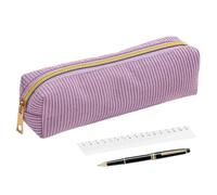 Générique Astuccio per matite estetiche, astuccio per matite, tinta unita, in corda del roy, per studenti, penne, righello, pennarello, viola., Se référer au descriptif, riferimento alla