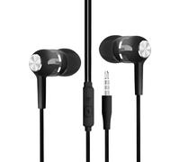 Générique Auricolari in Ear | in-Ear Earbuds with Microfono 3.5mm Jack Noise Cancelling Earphone for Travel Airplane Studio Recording Workout School Music Production