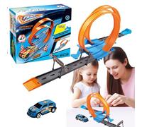 Générique Auto da Pista Flessibile - Corridore di Strada Flessibile, veicolo di Pista | Gioco di Corse Estensibile per Les, attività familiare Divertente per le Occasioni speciali, Un gioco twistable