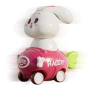 Générique Auto Push and Go,Attrito | Auto da Corsa Bunny Press per | Auto per, Corsa di animali per Tutto-Piccolo, Attrito per interni, ragazzi e Ragazze 3