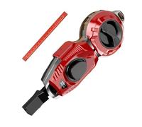 Générique Automatisches Schlagschnurgerät 15m - Einziehbarer Markierer für präzise Layout-Arbeiten - Robusti Markierwerkzeug aus ABS für Holzbearbeitung, & Zimmerei - Inkl. Tintenbrunnen & Marker