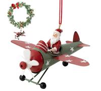 Générique Babbo Natale in aereo - Decorazione aereo per albero di Natale