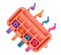 Générique Baby Activity Board, Silicones Plug-in Boards Toys, 6,69 x 5,91 pollici Educational Toddler Activity, Interactive Silicone Plug-in Toy for School, Classroom & Kindergarten