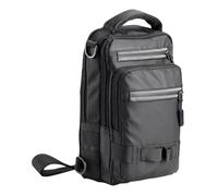 Générique Backpack Tackle Box, Waterproof Fishing Bag, Rod Holder Design, Lightweight Casting Pack, Multifunctional Storage, (1 pezzo, Black), Perfect for Hiking, Nero, Se référer au descriptif,