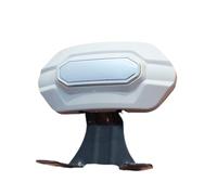 Générique Backrest Pad - ABS, Size Glide Backrest | Flessibile e confortevole Motorcycle Seat Support, Universal Back Cushion for Bike, E-Bike, Scooter, Motorcycle