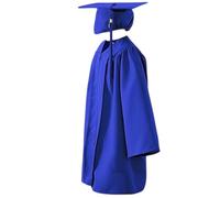 Générique Badification e abito di laurea - Masters Graduation Dress | Costume di eleganza 2025 Graduate | Le divise stabiliscono abiti da performance per la scuola elementare, l'asilo, blu, 24 digits