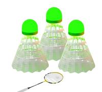 Générique Badminton Shuttle - Allenatore in Nylon Antivento | Luminoso, Pallone da volo stabile all'aperto di qualità professionale, accessorio sportivo ad alta visibilità con componente di