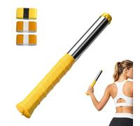 Générique Badminton Swing Trainer - Acciaio inossidabile PP 30 cm | Magnetic Resistances Sound Feedback | Power Training Tool for Beginners Wrist Arm Strength Development Practice Racket Stroke