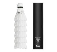 Générique Badminton Volant - Set di 6 volanti da allenamento, per praticare Badminton, per concorso, all'aperto, giardino, campo sportivo, scuola, torneo