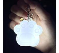 Générique Bag Light for Purse - ABS 5,5 x 5 cm Cat Claw LED Cloud Lights | Touch Activated Night Lamp with Keychain, Handbag, Backpack, Wallet Accessory | Women Ladies Girl Evening Travel