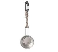 Générique Bait Bowls, Stainless Steel Bait Cup, Powdered Fish Food Mixing Container, Multifunctional Angling Tackle, for Fishing, Outdoor, River, Lake, Sea, Travel