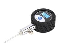 Générique Ball Inflator Tool, Digital Gauge Reader, Tire Compressor Accessory, Compact Precision LCD Screen Display, Ideal for Sports Balls, Bicicletta, Vehicle, Workshop and Field Use, Black