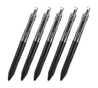Générique Ball Point Pens Black | 5 pezzi retrattile Smooth Writing Pens - Premium Ink Pen for Students Office, School & Home Use, Comfortable Grip Stationery Supplies for Everyday Writing
