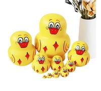 Générique Bambole russe Gigognes - Giocattolo educativo di impilamento a tema animale | Giocattolo culturale di bambole russe educative - per educatori genitori soggiorno camera da compleanno