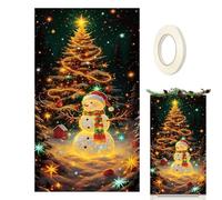 Générique Banner decorativo per porta di Natale - Pannello fluorescente 178 x 89 cm | Banner per porta d'ingresso per la famiglia | per interni, esterni, giardino, inverno, casa