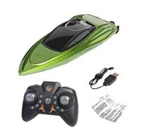 Générique Barca telecomandata RC per, Giocattolo Acquatico 2.4G con figure, Barca RC Rapida, per 4-12 Anni Ragazze Ragazzi Piscina Lago Fiume Spiaggia