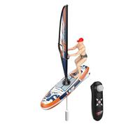 Générique Barche a distanza telecomando per acqua, Barca telecomandata | Giocattoli Piscina per,2.4 GHz, Set di vela impermeabile, a LED, lago all'aperto spiaggia