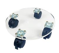 Générique Base Di Ruote Di Rulli Di Fioriera A Ruote Rotoli Di Vaso Di Fiori Per Esterni Supporto Rotolante Di 143 LB Con Ruote Base Di Fioriera A Rotelle