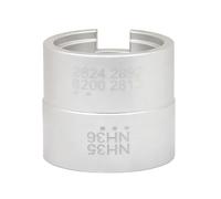 Générique Base per Movimento Orologio | Supporto di Rimozione del Movimento Doppio Lato - Supporto Smontaggio per Orologi | per Donne Collezionisti Display Cabinet Vetrina Tavolo Negozio, argento, Se