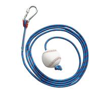 Générique Baseball Swing Trainer, Hitting Rope Training Tool, Softball Pitching Accessory, Adjustable Tether for Practice 7,2 cm, Throwing Drills, Kids Youth Travel Sports