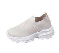 Générique Basket Ortopedico Donna Basket Running Donna Scarpe Da Corsa Donna Scarpe Da Passeggiata Donne Traspirante Sport Tempo Libero Confortevole Comfort Basket, 4 bianco, 38 EU