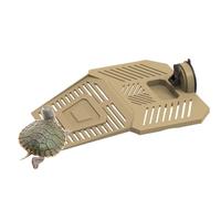 Générique Basking, Rettile Climbing Pier, Detachable Tortoise Tank Landscape Dock, Stabile Floating Feeding Area Suction Base, for Aquatic Turtles, Tanks, Terrari, Recinzioni