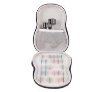 Générique Bass Pick Pouches, 18 slot Plectrum Holder, 5,12 x 3,54 x 1,97 pollici Zippered Effect-Proof Bag, Dustproof Storage Case, Ideal for Studio, Home, Live Performance, Musician Accessories