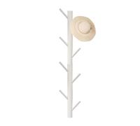 Générique Bath Towel Wall Hook, Jacket Hook, Space Saving Multipurpose Hat Stand Rack for Hanging Towels, Coats, Jacket, and altri , 33,07 Inches,400 g, Coffee, White